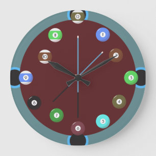 Grande Horloge Ronde Pool Clock