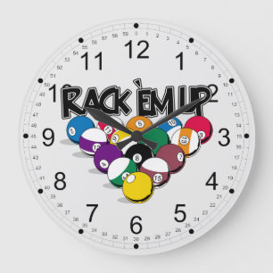 Grande Horloge Ronde Pool Em. en rack