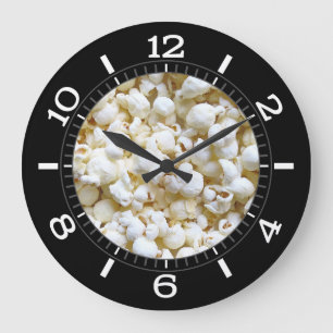 Grande Horloge Ronde Popcorn Texture Photographe