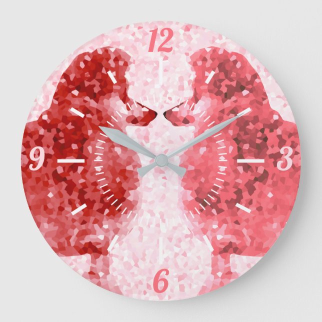 Grande Horloge Ronde Posh Poodle Love (Recto)