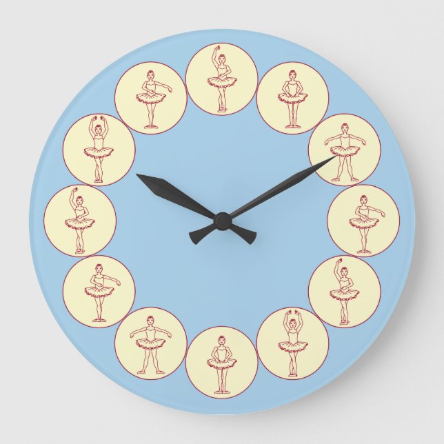 Grande Horloge Ronde Positions de ballet (Recto)