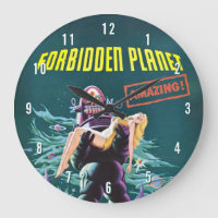 Poster de cinéma classique Planète interdite en sc