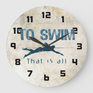 Grande Horloge Ronde Pour nager