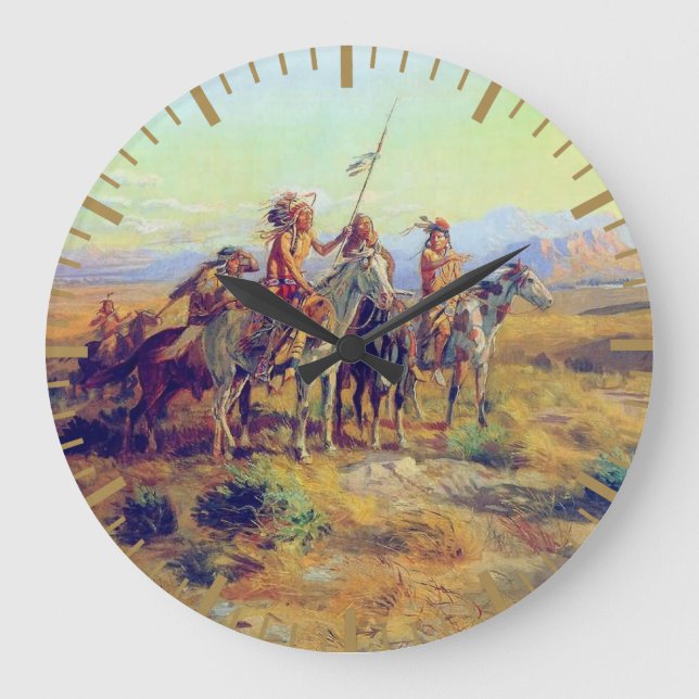 Grande Horloge Ronde Premières nations Les Scouts CM Russell Amérique a (Recto)