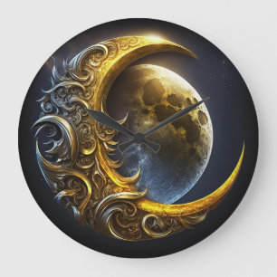 Grande Horloge Ronde Professeur de coaching en astrologie de la Lune Do