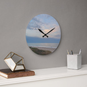 GRANDE HORLOGE RONDE PROMENADE DE PLAGE