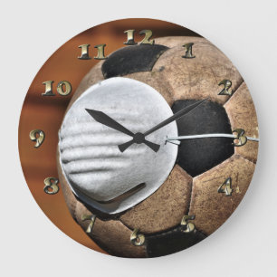 Grande Horloge Ronde Protection contre les virus du football respiratoi