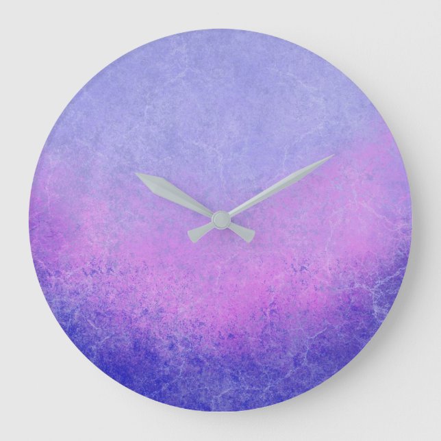 Grande Horloge Ronde Purple ombre (Recto)
