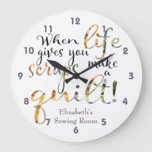 Grande Horloge Ronde Quand La Vie Vous Donne Des Écrans, Faites Une Cou