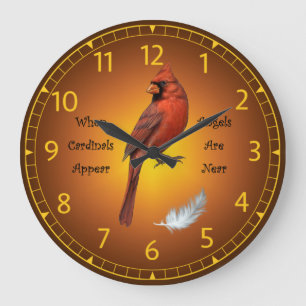 Grande Horloge Ronde Quand Les Cardinaux Apparaissent, Les Anges Sont P