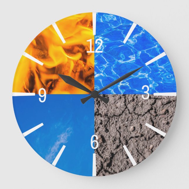 Grande Horloge Ronde Quatre éléments (Recto)