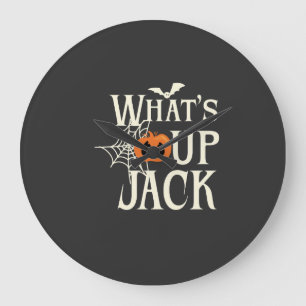 Grande Horloge Ronde Qu'est-ce qui se passe Jack Halloween