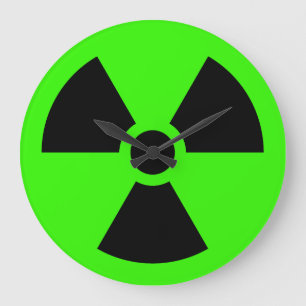 Grande Horloge Ronde Radioactif