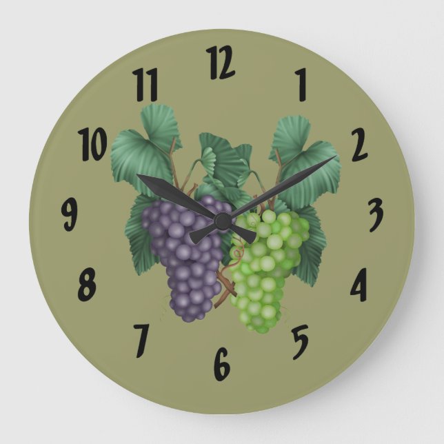 Grande Horloge Ronde Raisins (Recto)