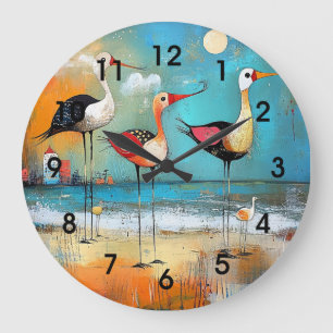Grande Horloge Ronde Raviers, illustration lunaire,