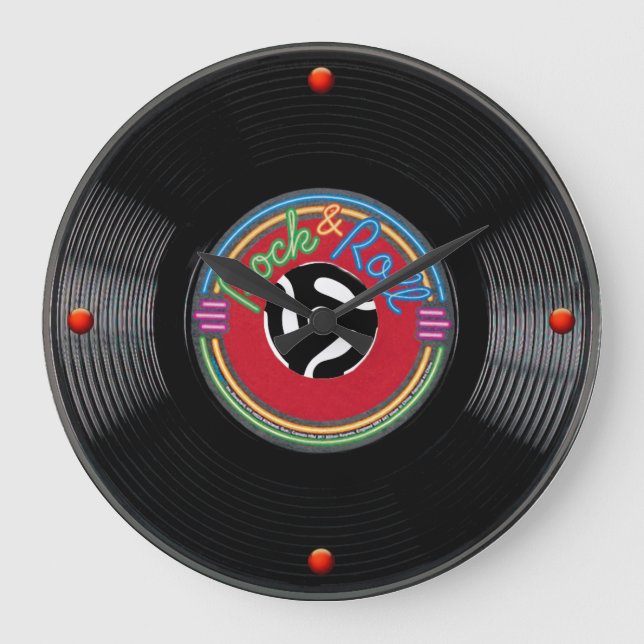 Grande Horloge Ronde Record Rock and Roll 45 (Recto)