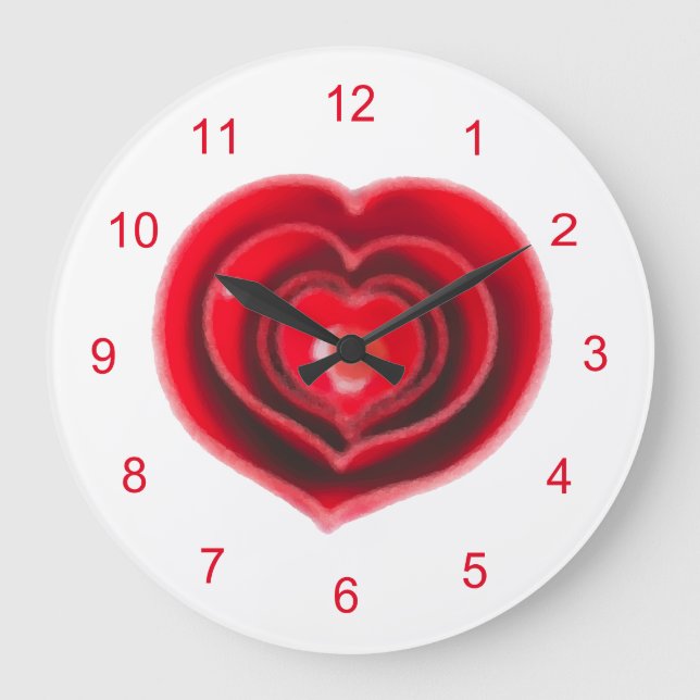Grande Horloge Ronde Red Heart Oil (Recto)