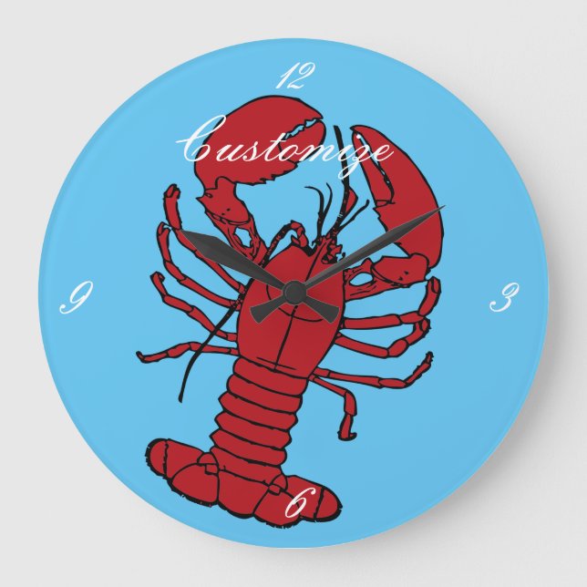 Grande Horloge Ronde Red Maine Lobster Thunder_Cove (Recto)