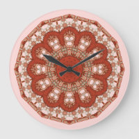 Red Mandala Fancy Faux Stitch
