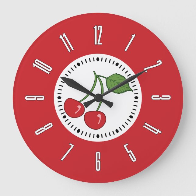 Grande Horloge Ronde Red Retro (Recto)
