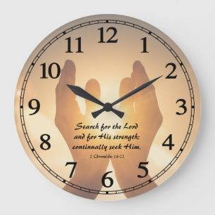 Grande Horloge Ronde Religious Bible quota Versalizable Clock