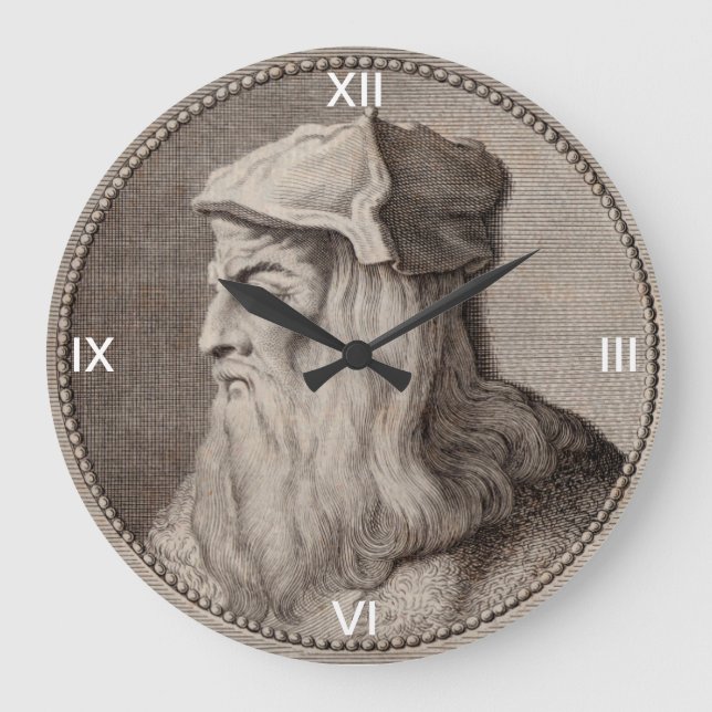 Grande Horloge Ronde reloj de pared leonardo da vinci (Recto)