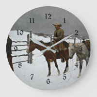 Remington - Chute du Cowboy, peinture d'art,