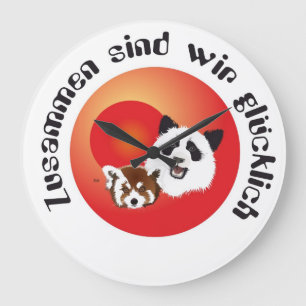 Grande Horloge Ronde Rencontre Panda
