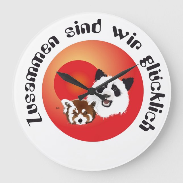Grande Horloge Ronde Rencontre Panda (Recto)