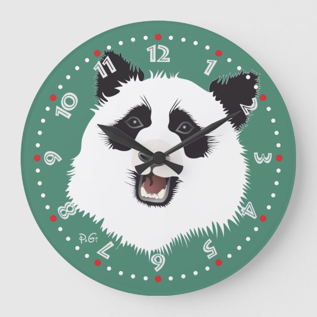 Grande Horloge Ronde Rencontre Panda (Recto)