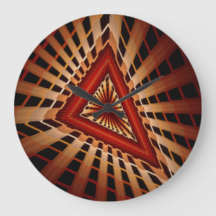 Grande Horloge Ronde Réseau d'Imaginaires 3D Conception graphique fract