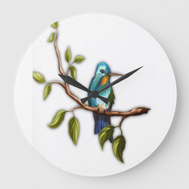 Grande Horloge Ronde Rest easy tiny Hummingbird  (Recto)