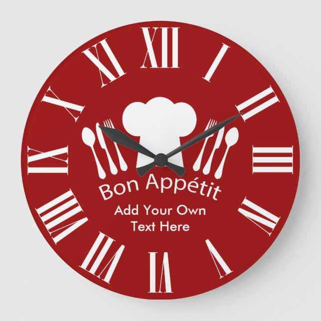 Grande Horloge Ronde Restaurant Français Bon Appetit Cuisine gastronomi (Recto)