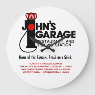 Grande Horloge Ronde Restaurants John's Garage en Illinois