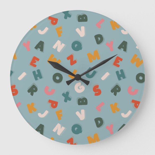 Grande Horloge Ronde retro alphabet soup kip (Recto)