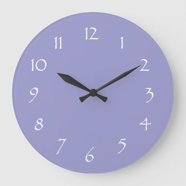 Grande Horloge Ronde Rêve de Lavender (Recto)