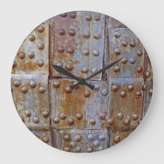 Grande Horloge Ronde Revêtement de rouille métallique rond (grande horl