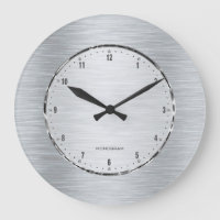 Revêtement en aluminium brossé gris métallique