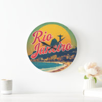 Rio De Janeiro Brésil T-Shirt de Voyage Rétro Vint