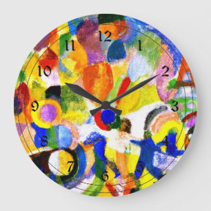Grande Horloge Ronde Robert DeLaunay - Hommage à Bleriot
