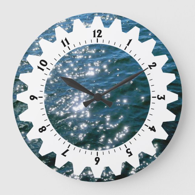Grande Horloge Ronde Robuste 01 - Eau moussante (Recto)