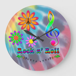 Grande Horloge Ronde Rock n'Roll