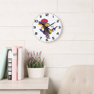 Grande Horloge Ronde Rocker Bird