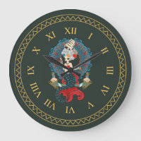 Rococo mermaid art