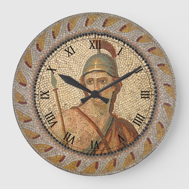 Grande Horloge Ronde Roman Soldier Mosaic (Recto)