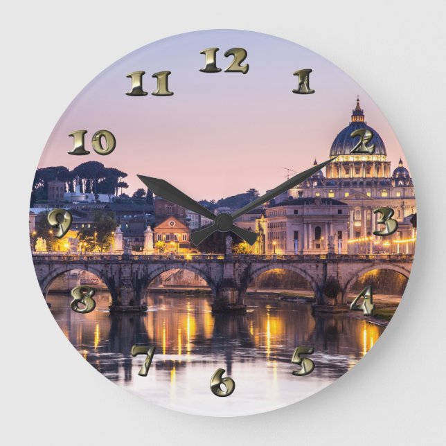 Grande Horloge Ronde Rome Italy (Recto)