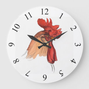 Grande Horloge Ronde Rooster