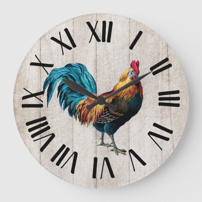 Grande Horloge Ronde Rooster agricole (Recto)