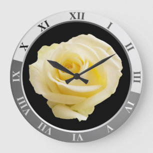 Grande Horloge Ronde Rose