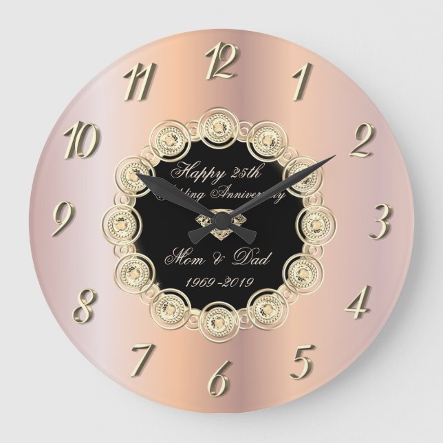 Grande Horloge Ronde Rose Gold 50 Wedding Anniversary (Recto)
